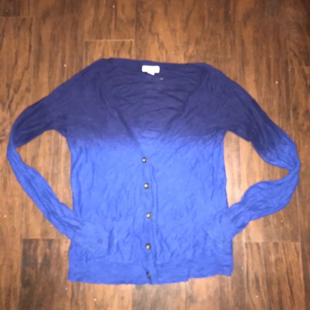 Ombré Blue Cardigan